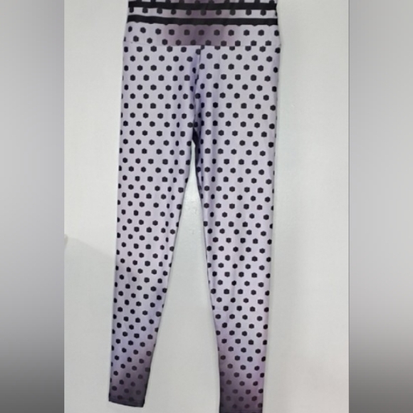 Two Pairs Of Yoga Pants Leopard Print And Polka Dot Leggings Small - Picture 11 of 11